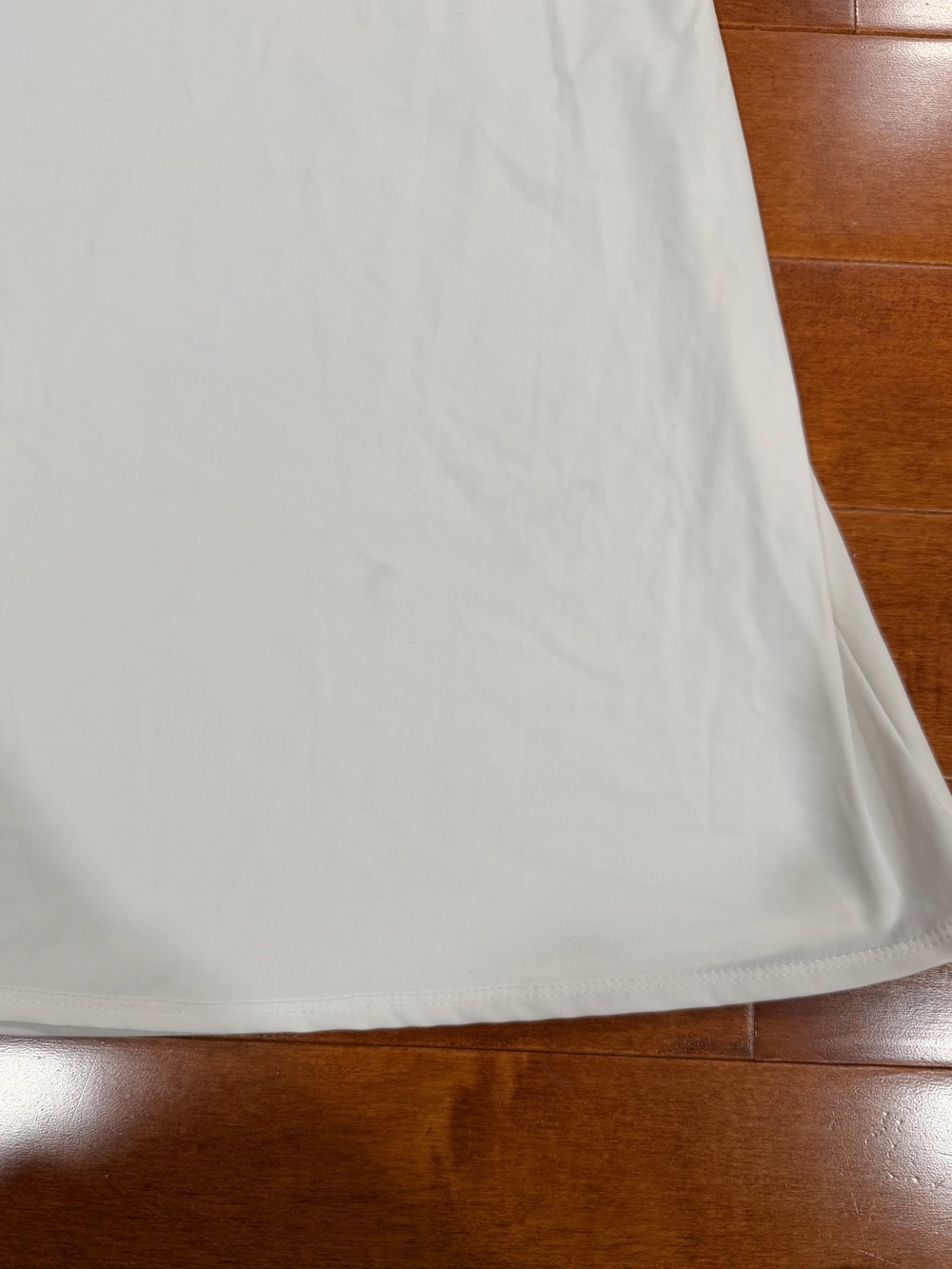 Hill House White Nylon & Elastane Adjustable Strap Sleeveless The Slip Dress XS - Picture 6 of 6